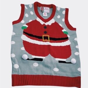 Santa's Style Secret: Festive Fabulousness with the Ugly Christmas Sweater Vest!